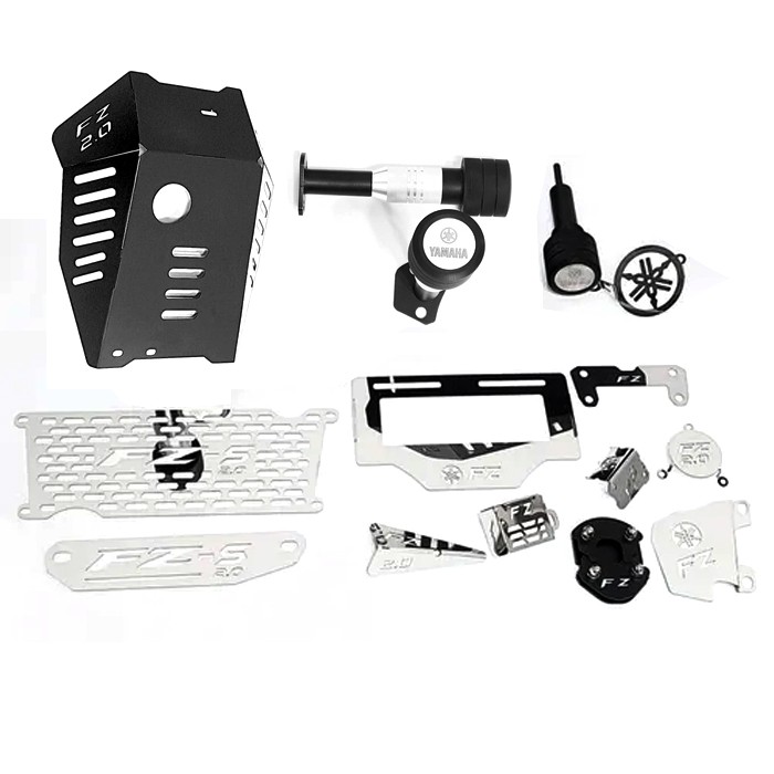 función erección Comenzar Kit Full Yamaha FZ 2.0 – Accesorios en acero para tu moto